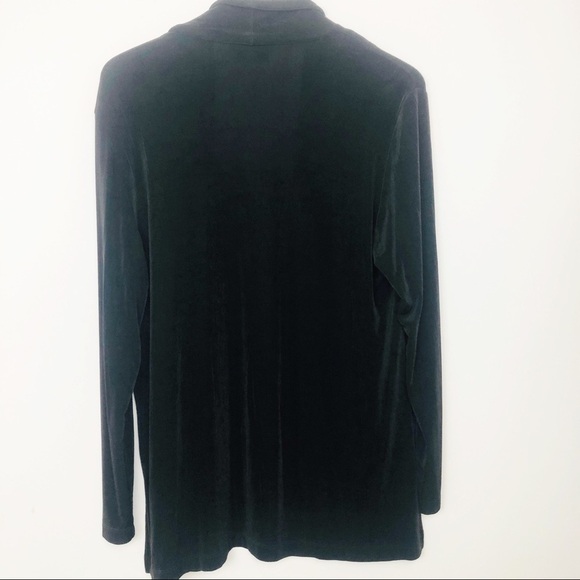 Chicos‎ women’s open front black cardigan size 2 - Picture 2 of 5